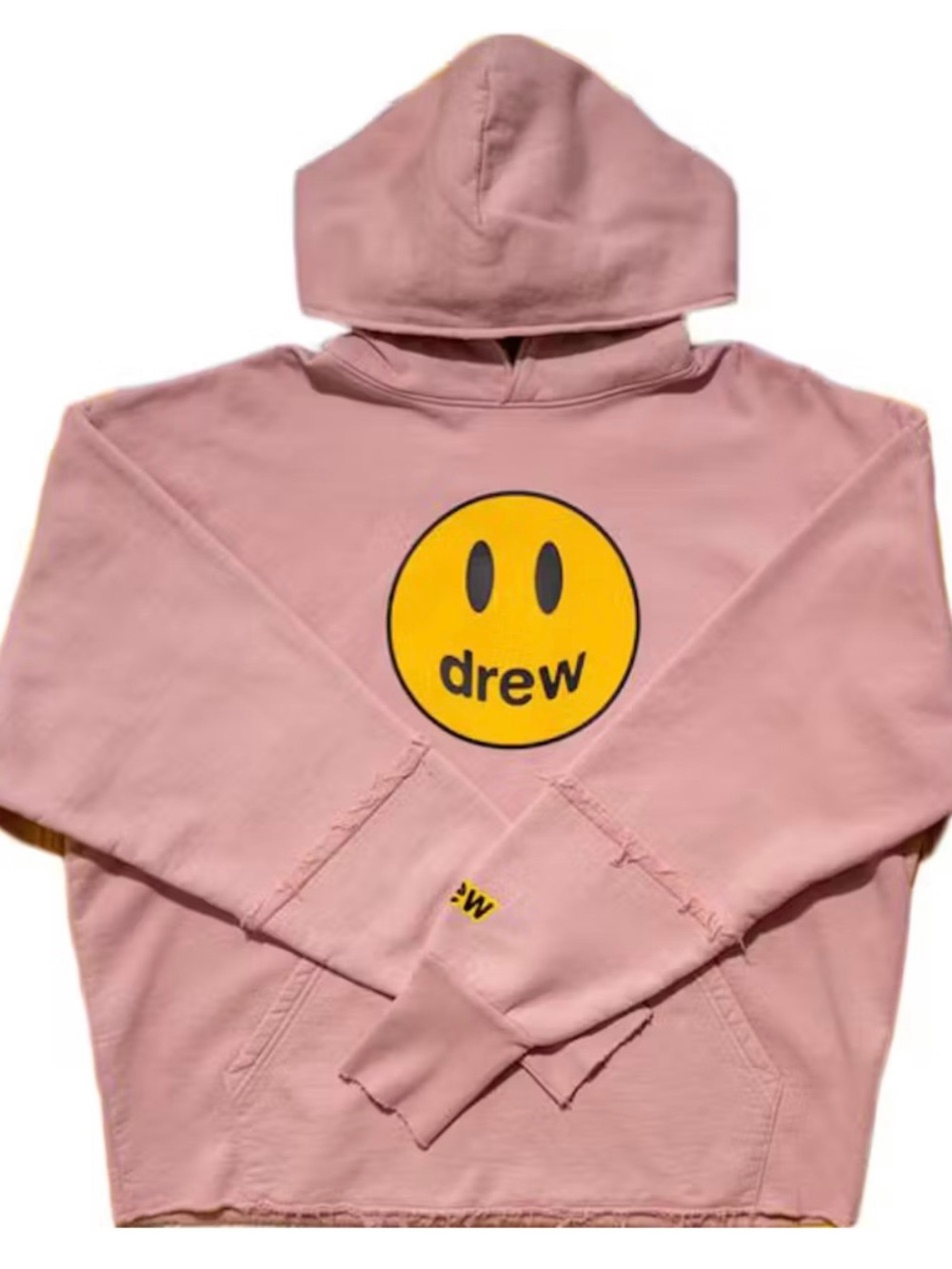 Drew House Pink Logo Hoodie